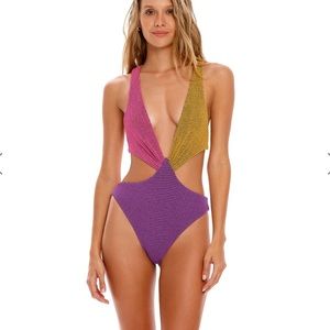 AGUA BENDITA Malibu One Piece Swim New
